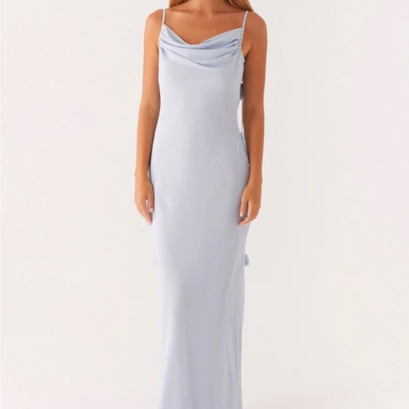Peppermayo Simona Maxi Dress - Pastel Blue - Picture 2 of 6